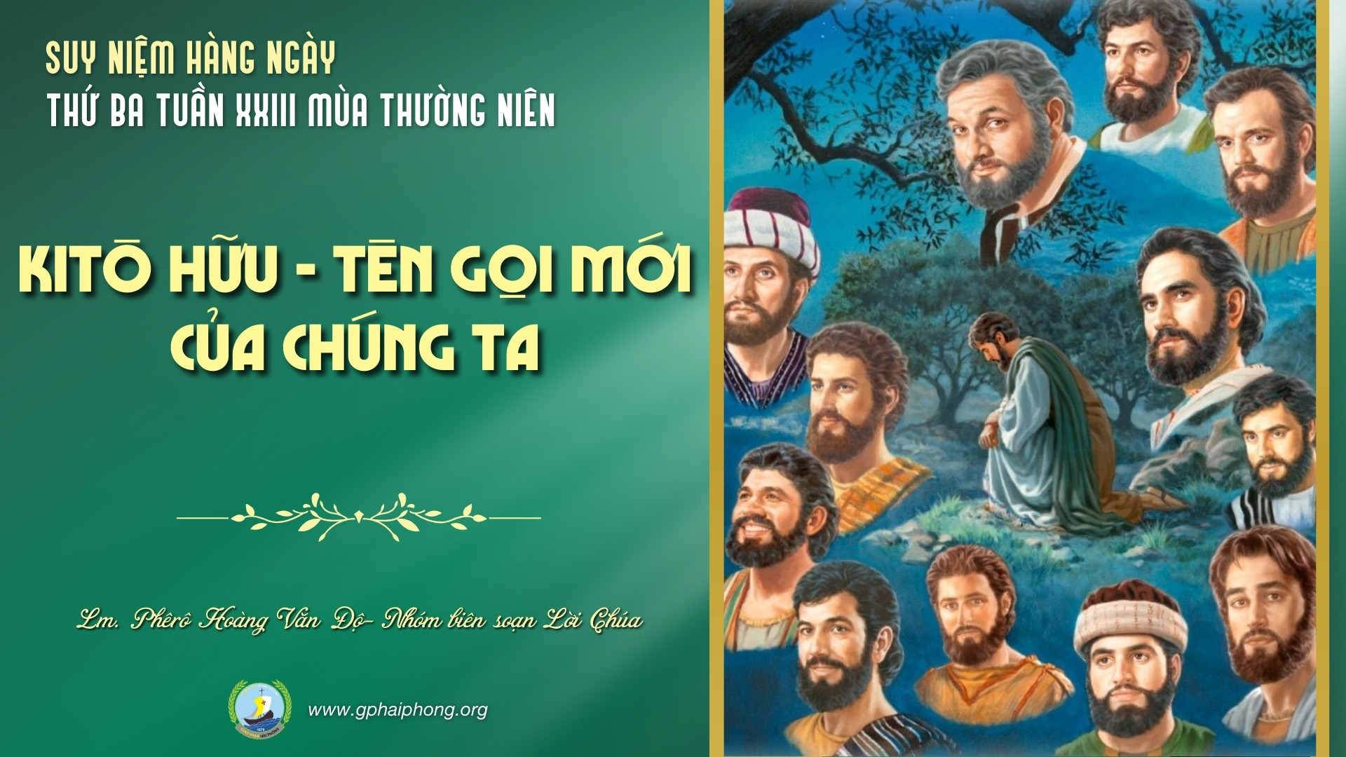 Suy Niệm Lời Chúa Hàng Ngày | Thứ Ba Tuần XXIII Mùa Thường Niên